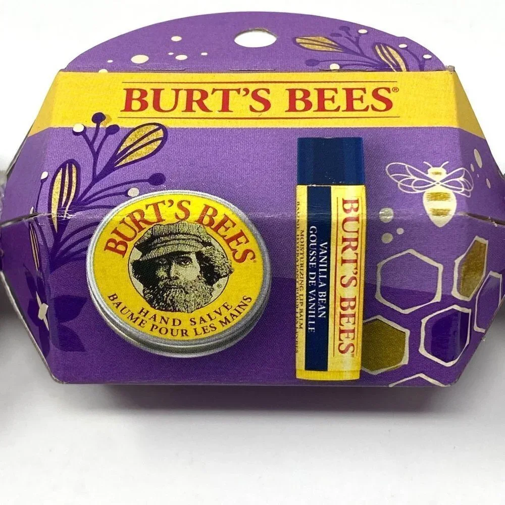 Burt's Bees Holiday Lip Balm Hand Cuticle Salve Gift Stocking Stuffers